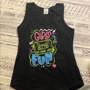 Black Girls Fun Graphic Tank Top